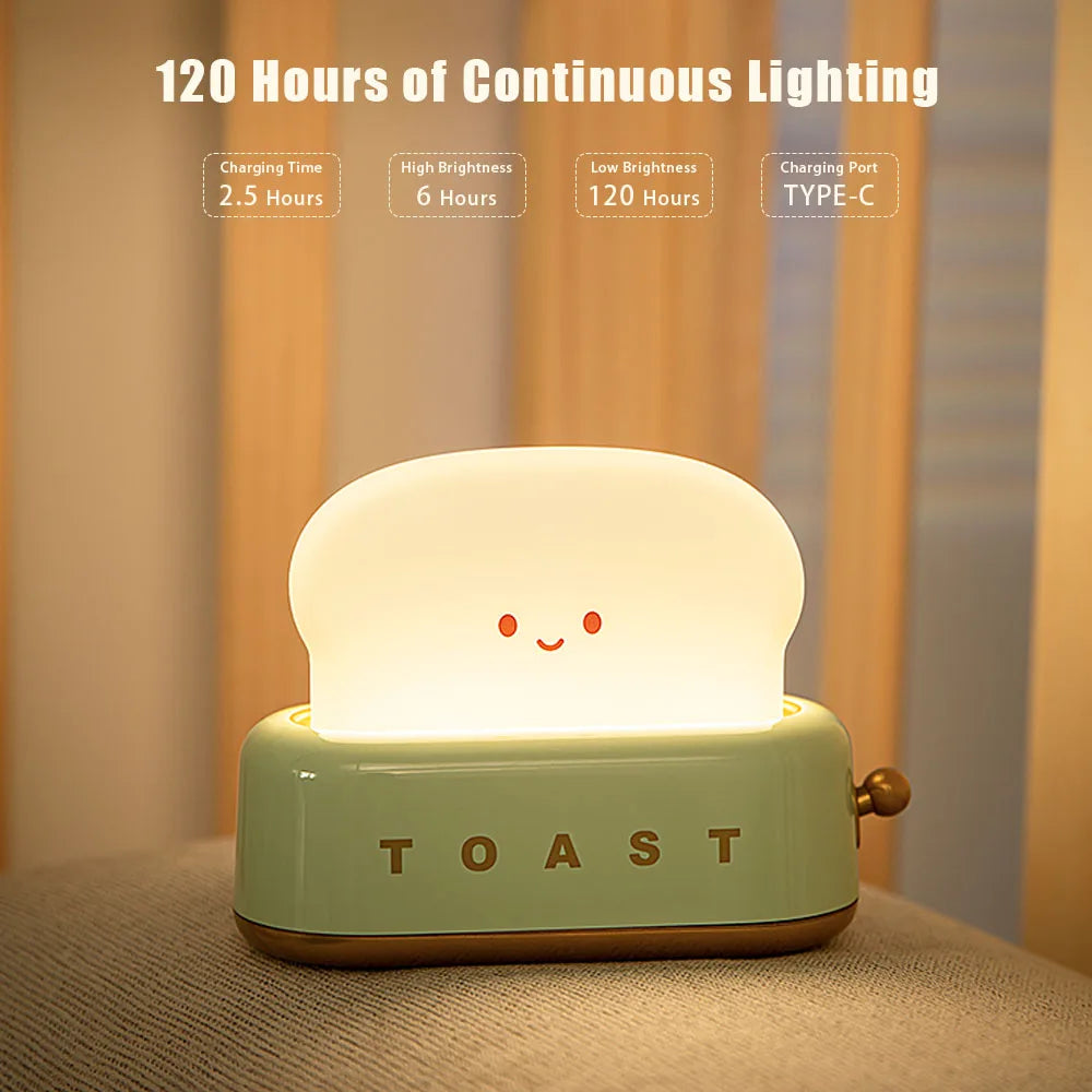 Cute Toast LED Light
